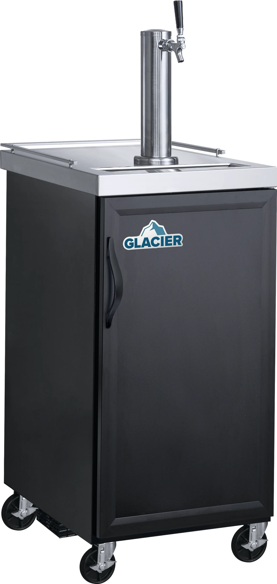 Glacier single tap kegerator